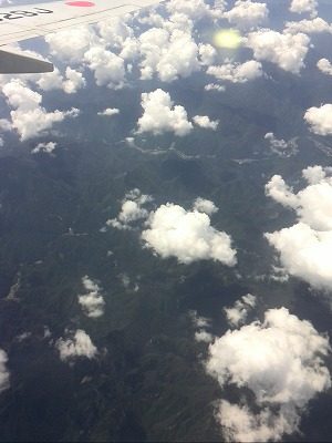 2016.9 東京出張　飛行機上空からの撮影