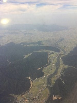 2016.9 東京出張　飛行機上空からの撮影
